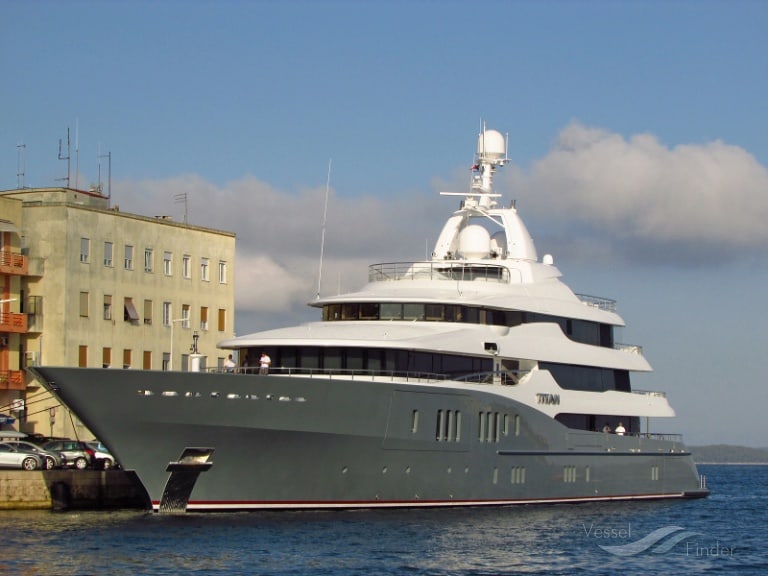 Russian oligarch yacht Titan