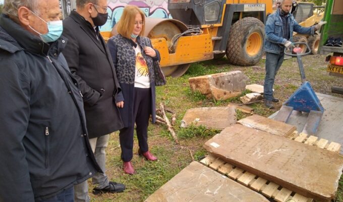 THESSALONIKI: Tombstones from destroyed Jewish cemetery returned to Jewish community 2