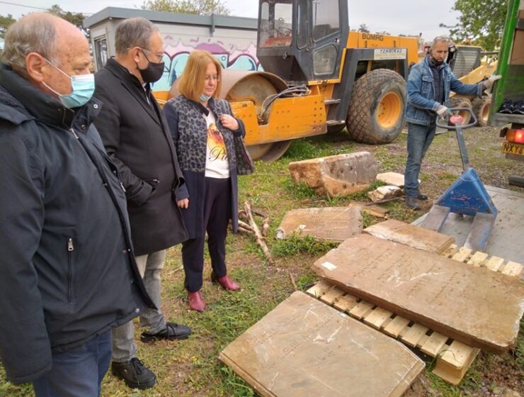 THESSALONIKI: Tombstones from destroyed Jewish cemetery returned to Jewish community 10