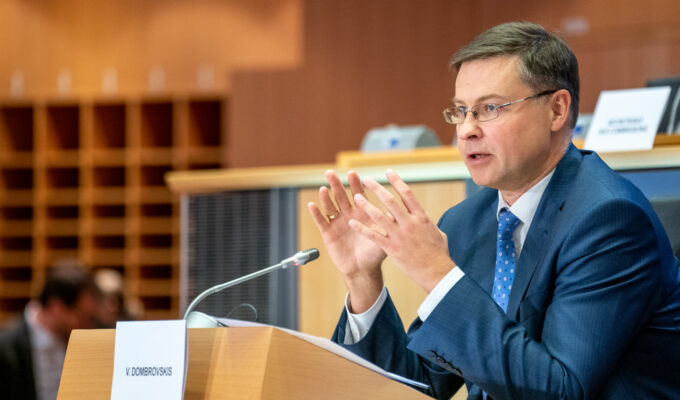 European Commission Valdis Dombrovskis