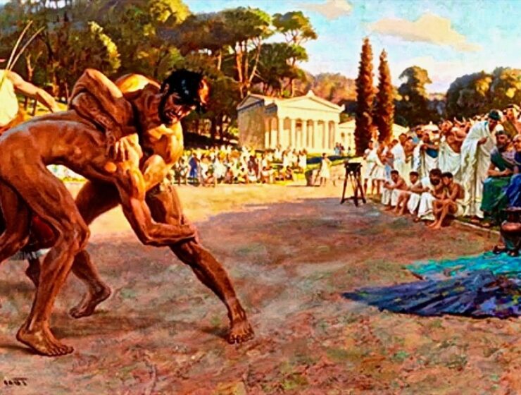 Ancient Greek wrestling