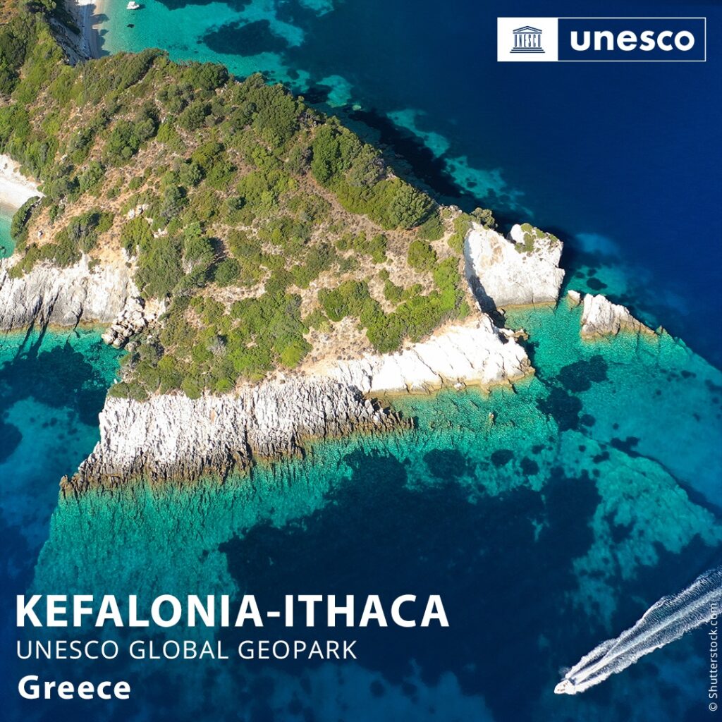 Το Γεωπάρκο Κεφαλονιάς-Ιθάκης στην Ελλάδα εντάχθηκε στο Παγκόσμιο Δίκτυο Γεωπάρκων της UNESCO