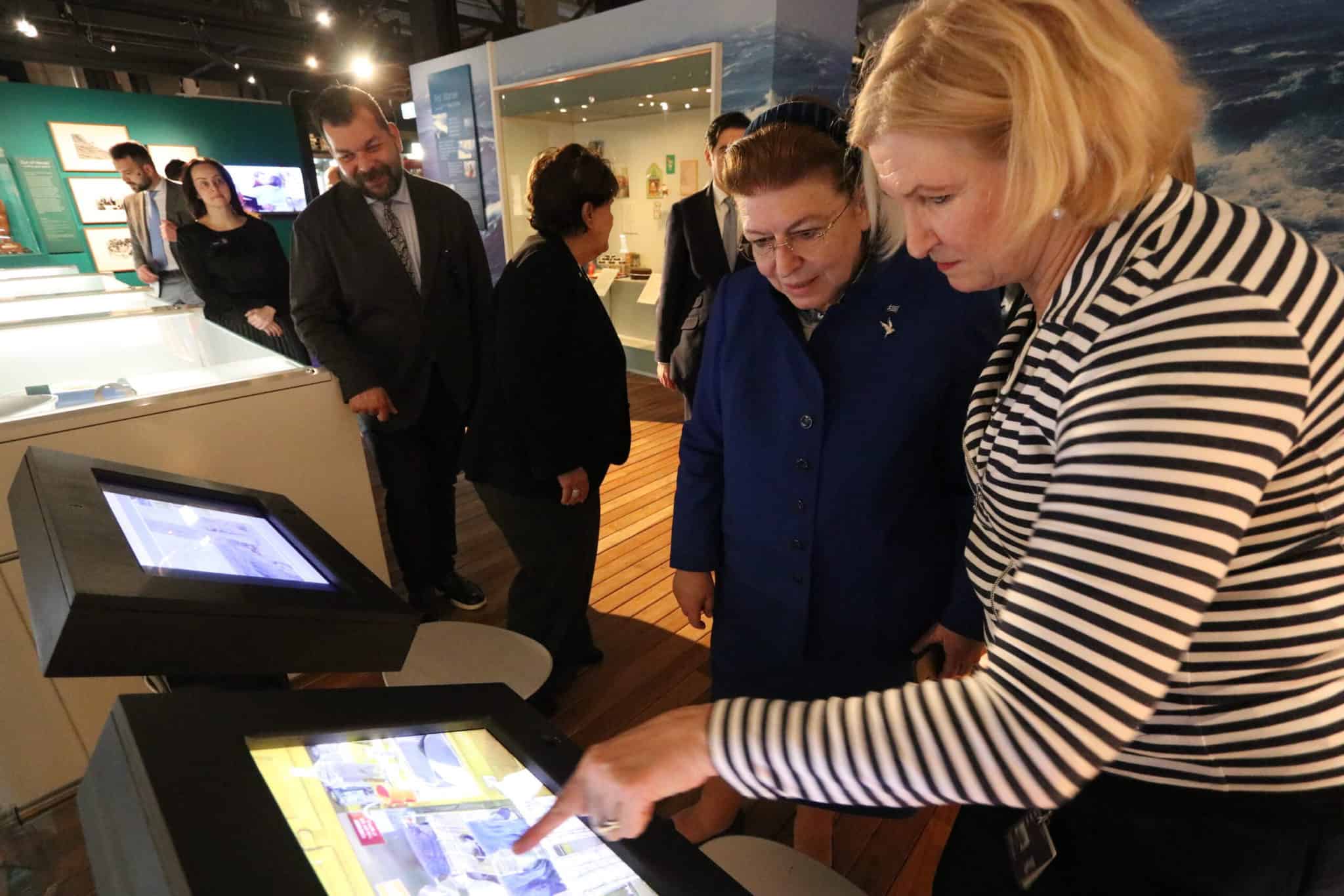 Greek Culture Minister Lina Mendoni given tour of Australian National Maritime Museum 3