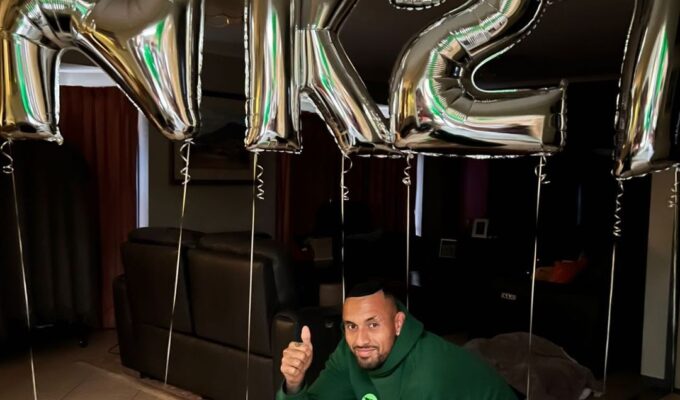Nick Kyrgios teases engagement to girlfriend Costeen Hatzi on his birthday 4