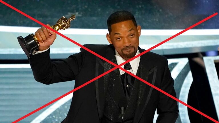 Academy punishes Will Smith with a 10 year Oscars ban