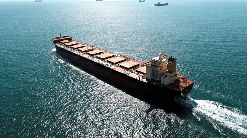 THE CAPESIZE NYMPHE, OPERATED BY ONE OF GREECE’S OLDEST SHIPPING COMPANIES, NEDA MARITIME. russian oil