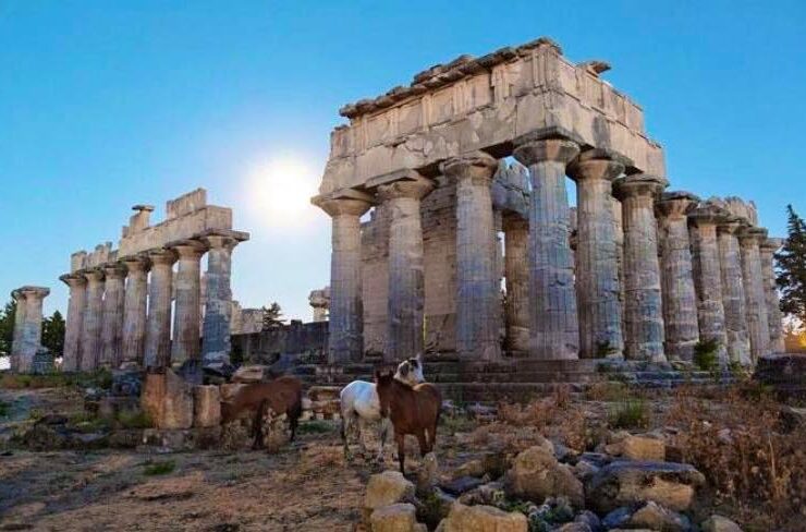 Cyrene Temple of Zeus horses