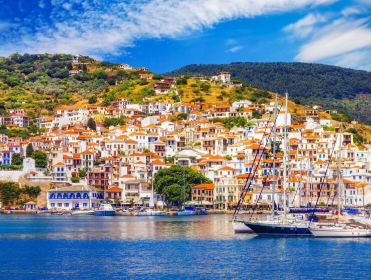 Skopelos Greek Islands tourist sector