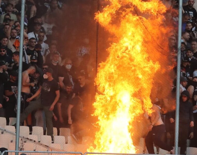 Violence disrupts Panathinaikos Greek Cup final win over PAOK 18