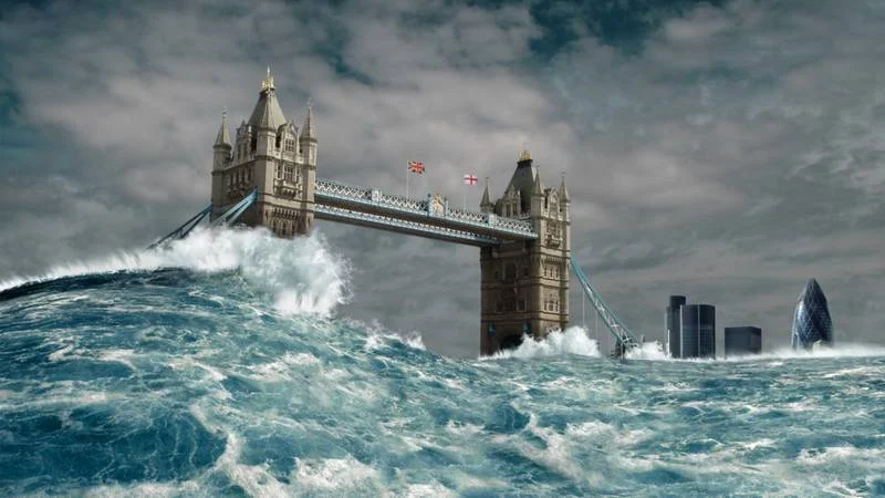 Tower Bridge London UK Nuclear tsunami