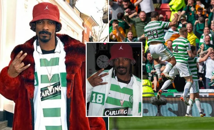 Snoop Dogg celtic fc ange postecoglou