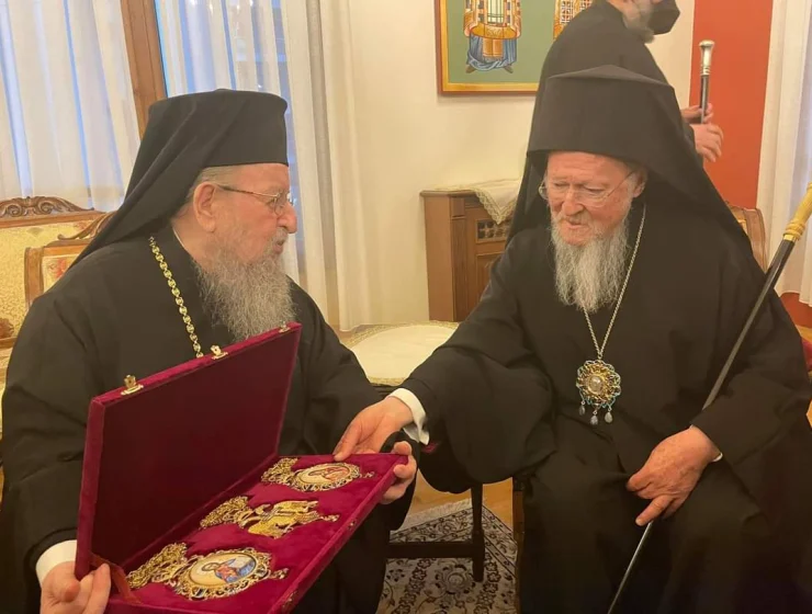 Ecumenical Patriarch Vartholomaios says the Russian church has “disappointed us” over Ukraine 9