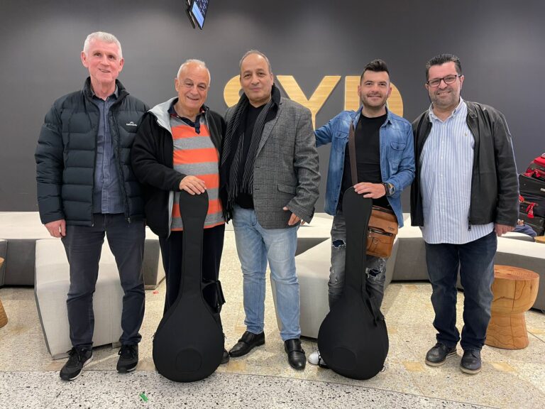 POLYKANDRIOTIS: Greek bouzouki music legend lands in Australia