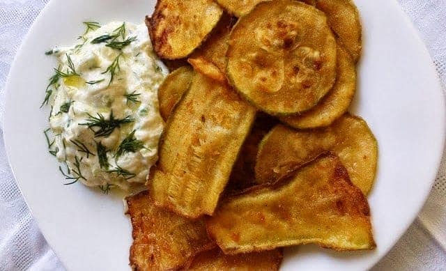 Kolokythakia Tiganita Zucchini Chips Recipe