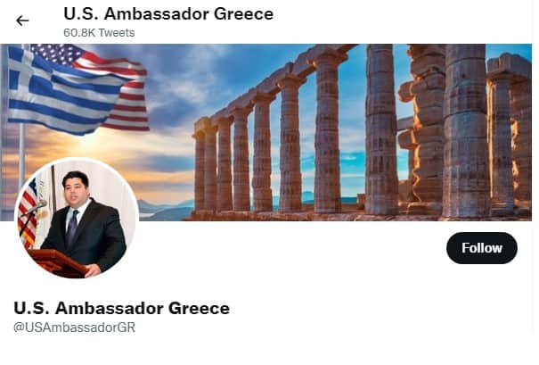 ATHENS: US Embassy transitions for incoming Ambassador George Tsunis 2
