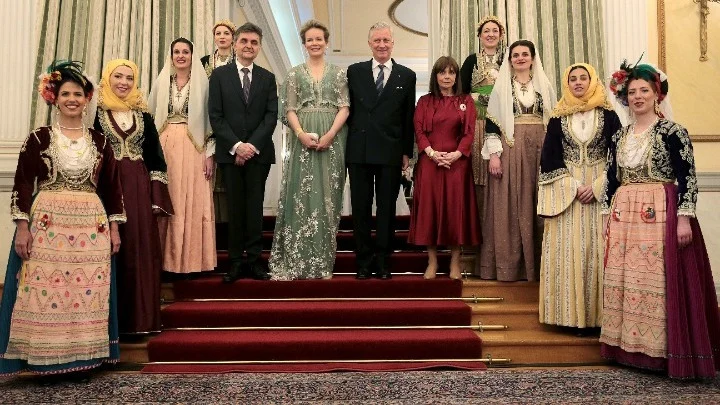 Greek President welcomes King Philippe and Queen Mathilde of the Belgians 5