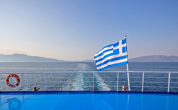 greek ferry flag price