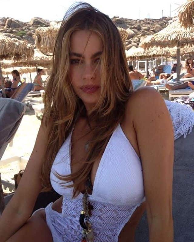 Sofia Vergara shared her excitement for summer by posting a series of throwback photos of a summer trip to Greece