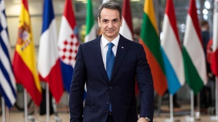 Greek Prime Minister Kyriakos Mitsotakis