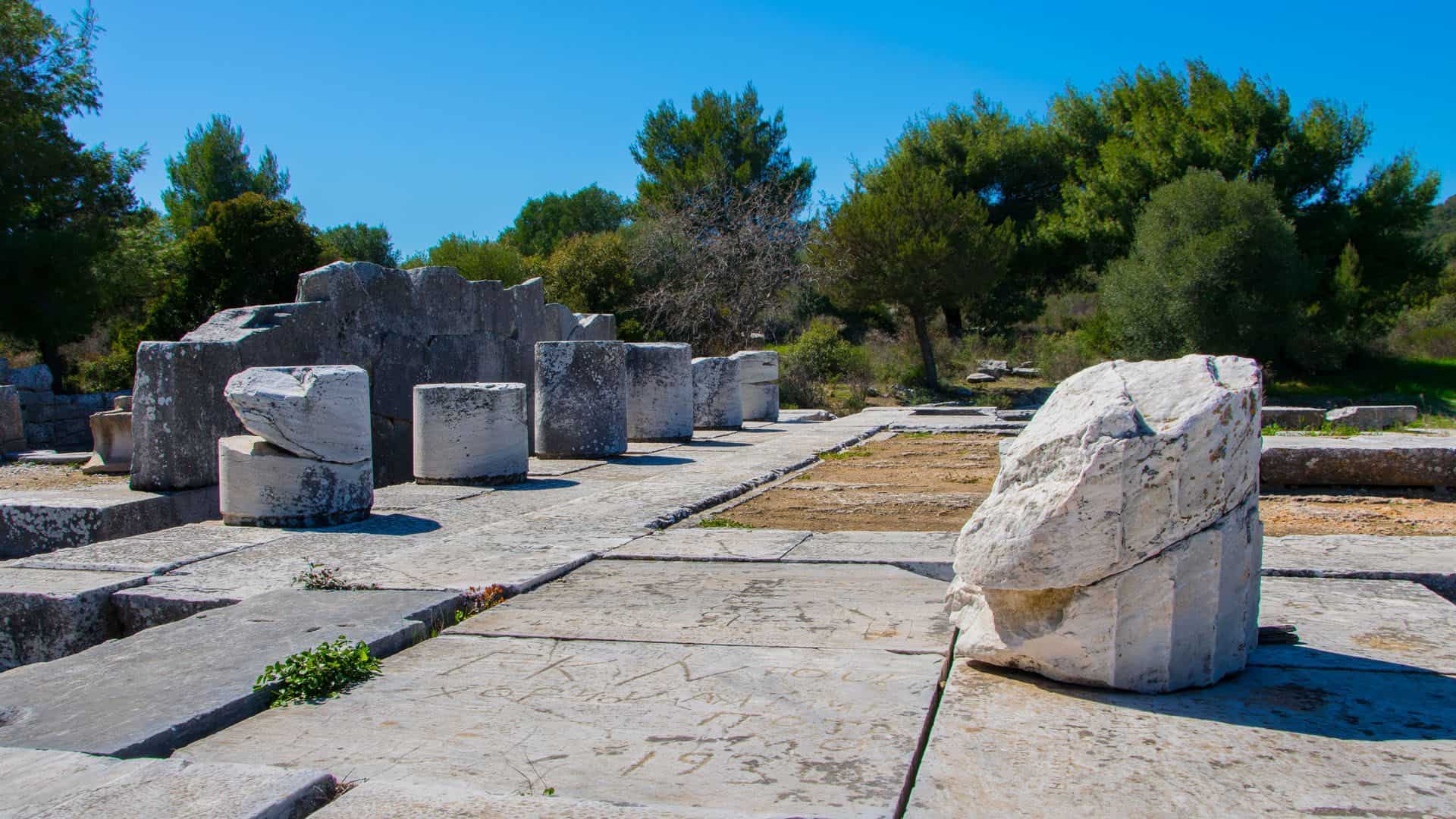 Ramnous archaeological site