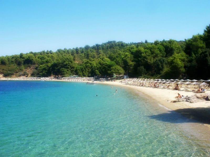 Agia Eleni beach Skiathos