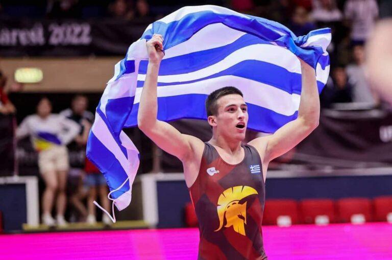 Greek wrestler Arionas Kolitsopoulos crowned European Champion