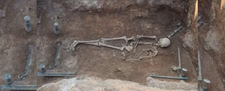 2,100-Year-Old Skeleton of Greek Woman Found Lying on Bronze ‘Mermaid Bed’