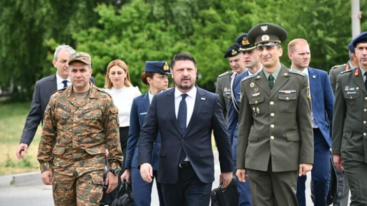 Greek Deputy Minister Niko Hardalias returns from Armenia