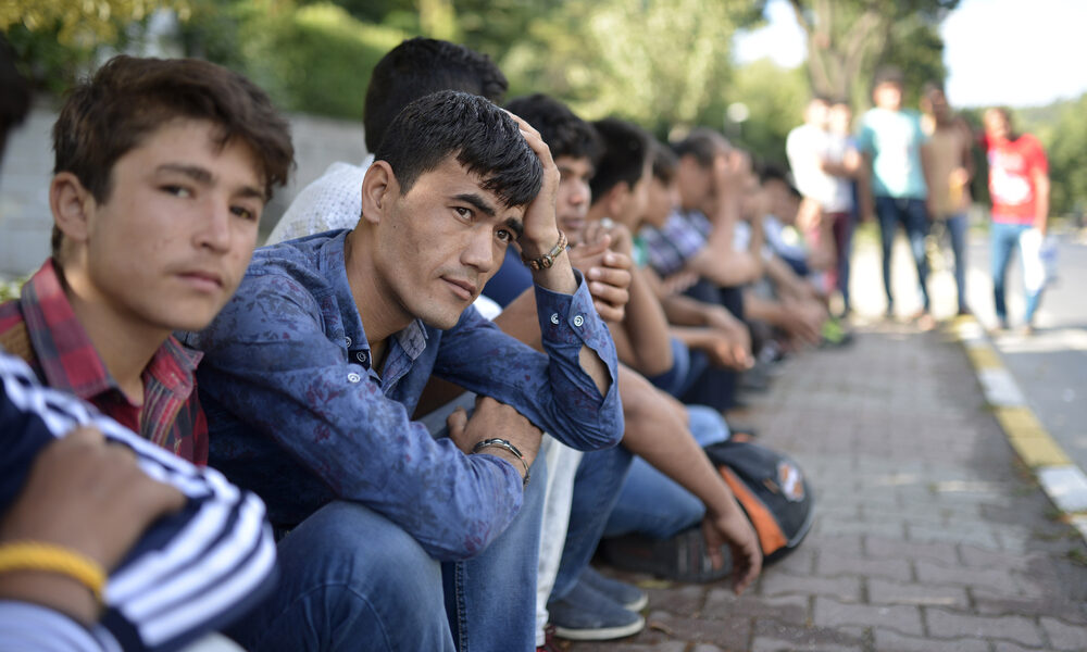 Afghani illegal immigrants in Turkey