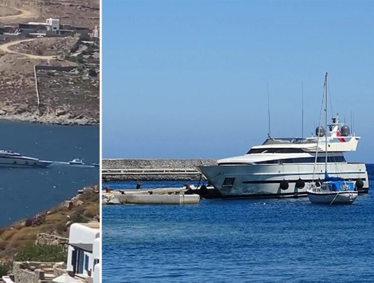Mykonos luxury yacht