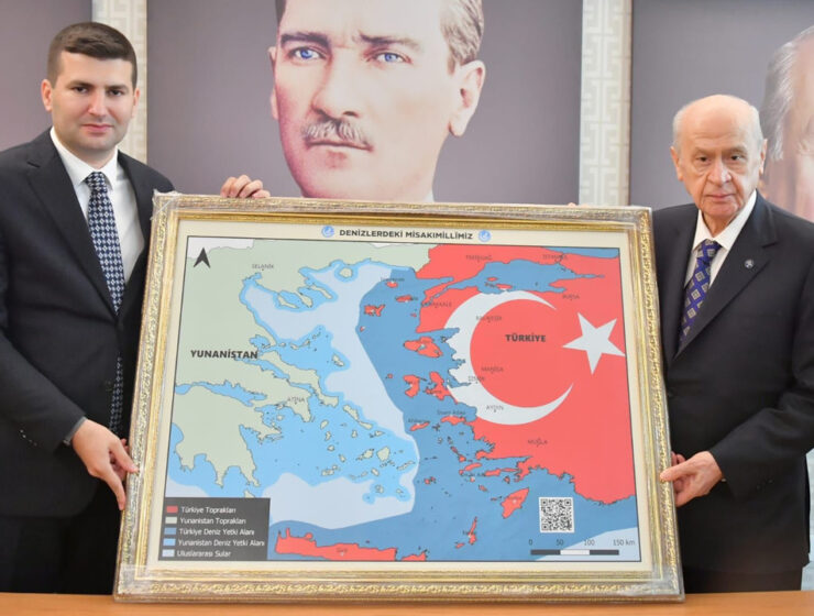Turkish Map Gray Wolves MHP Bahceli