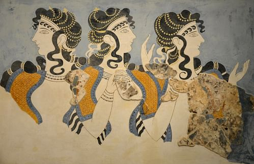 Minoan Bronze Age hairstyle