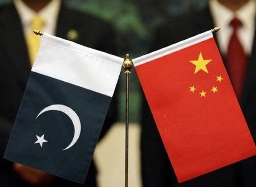 China Chinese Pakistani flags