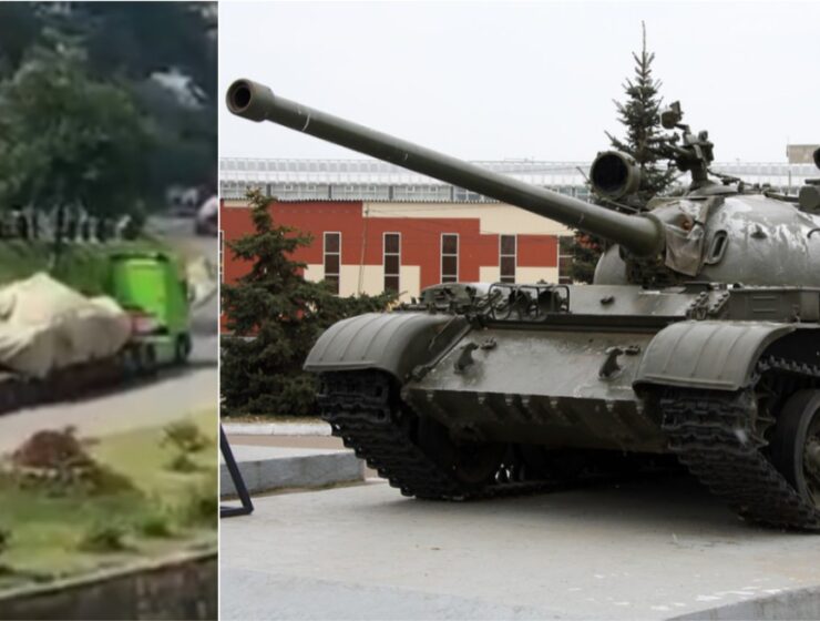 North Macedonia Skopje Soviet-designed T-72 tanks Ukraine