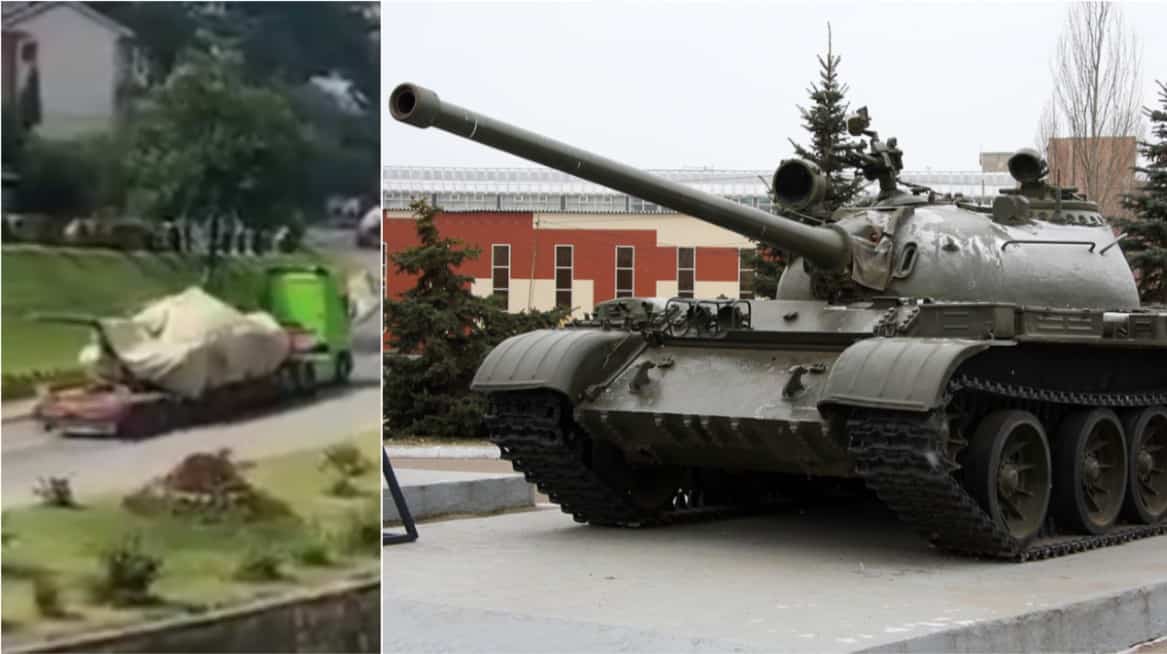 North Macedonia Skopje Soviet-designed T-72 tanks Ukraine