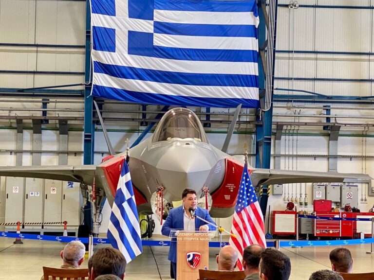 US Ambassador visits Crete air-force base as Turkish F-16 fighter jets enter Greek airspace