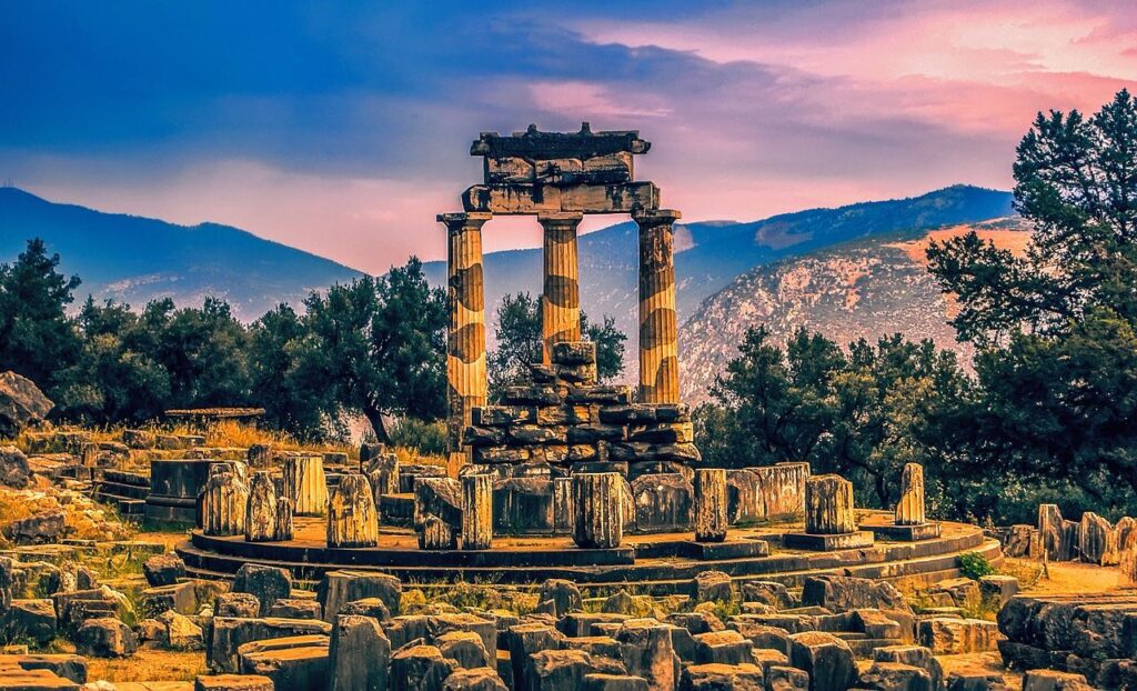 The Oracle at Delphi Greece PD
