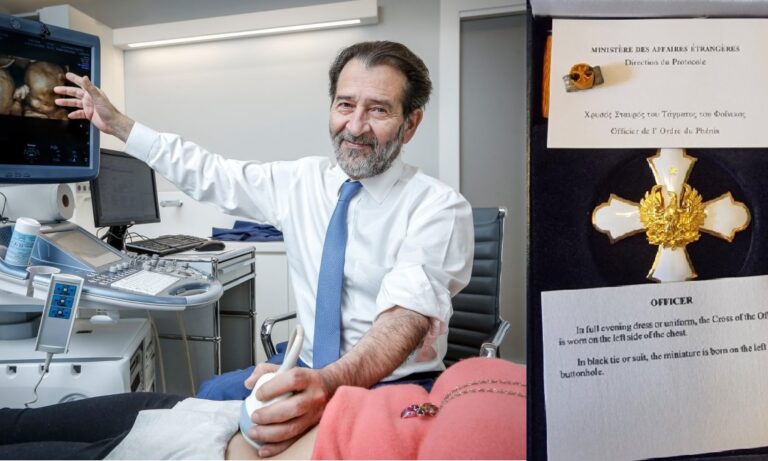 Pioneer Embryologist Kypros Nicolaides awarded Greece's Order of the Phoenix