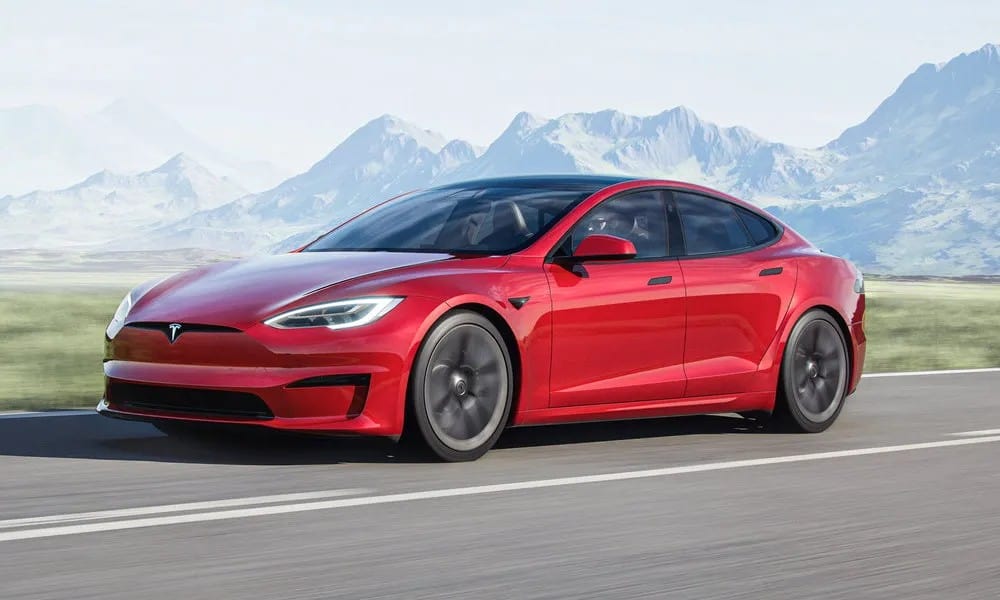Model S Plaid Tesla electric car
