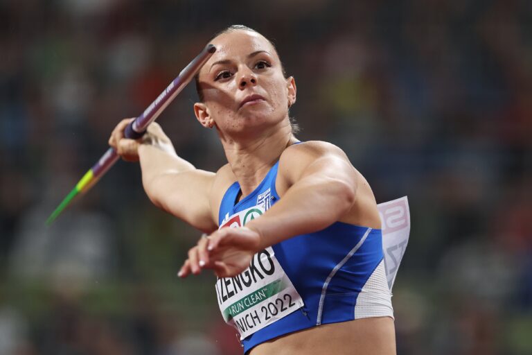 Elina Tzengko wins gold in javelin final at Munich European Championships
