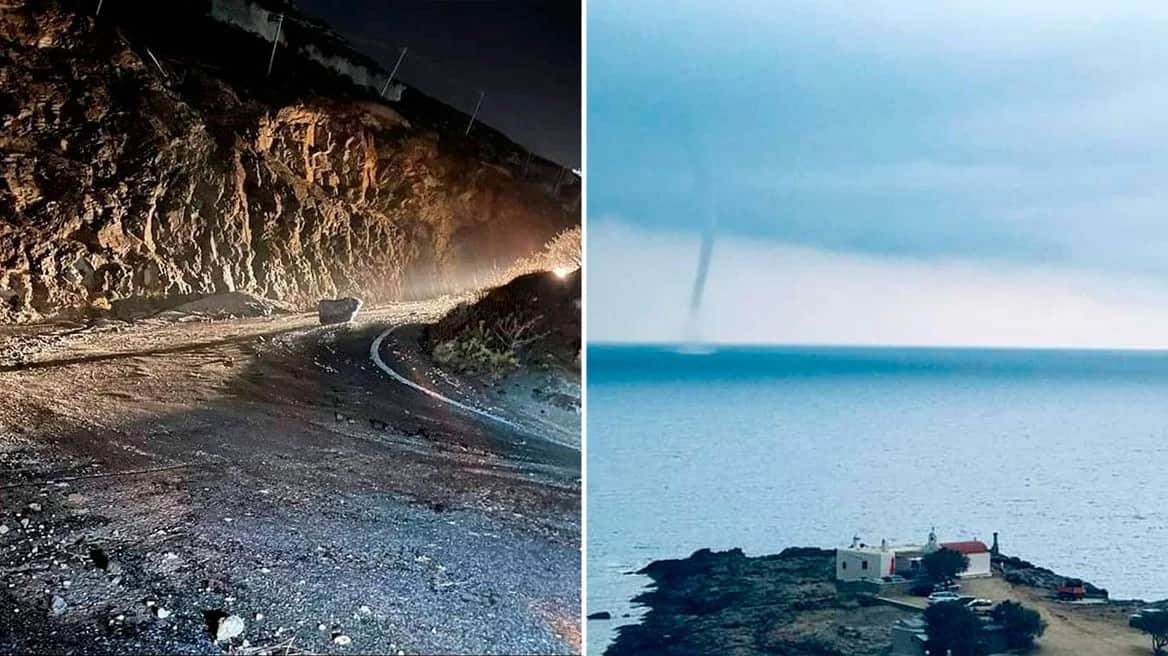 wild weather in greece