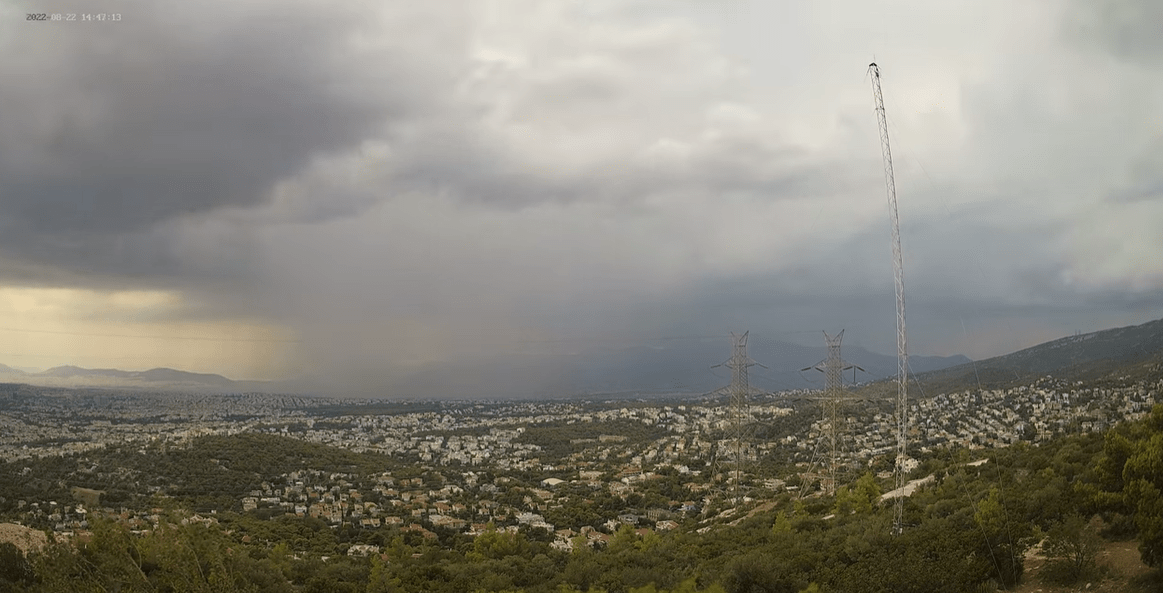 Athens storm video