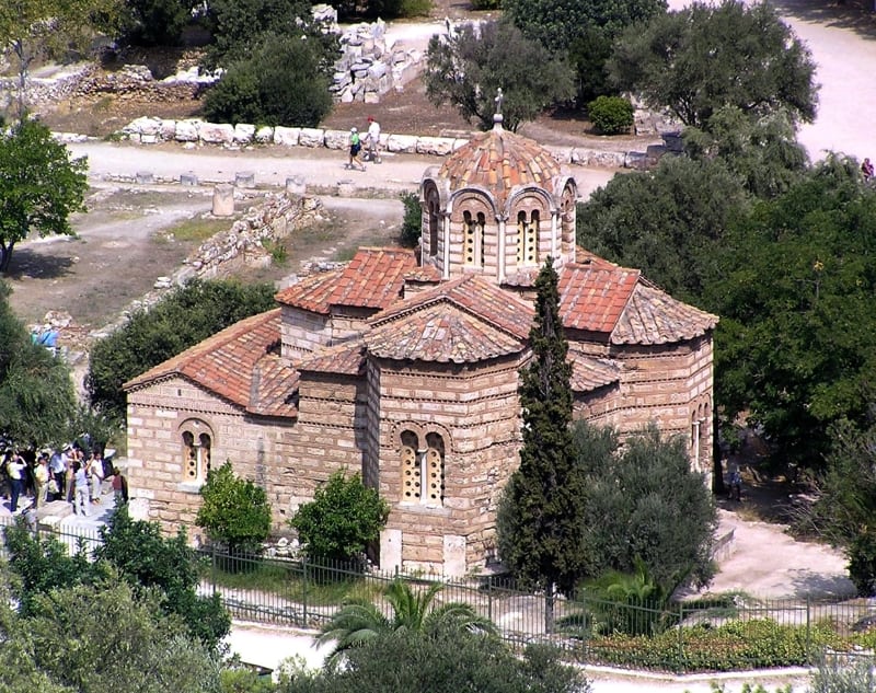 The Church of the Holy Apostles Athens oldest church