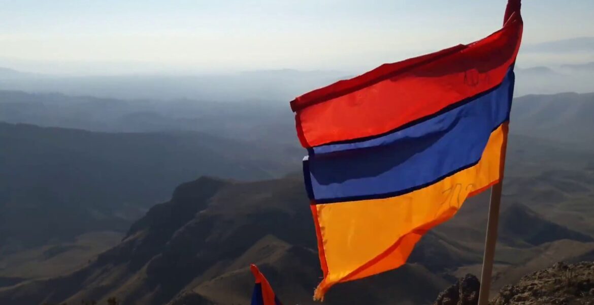 Armenian flag mount ararat Greece