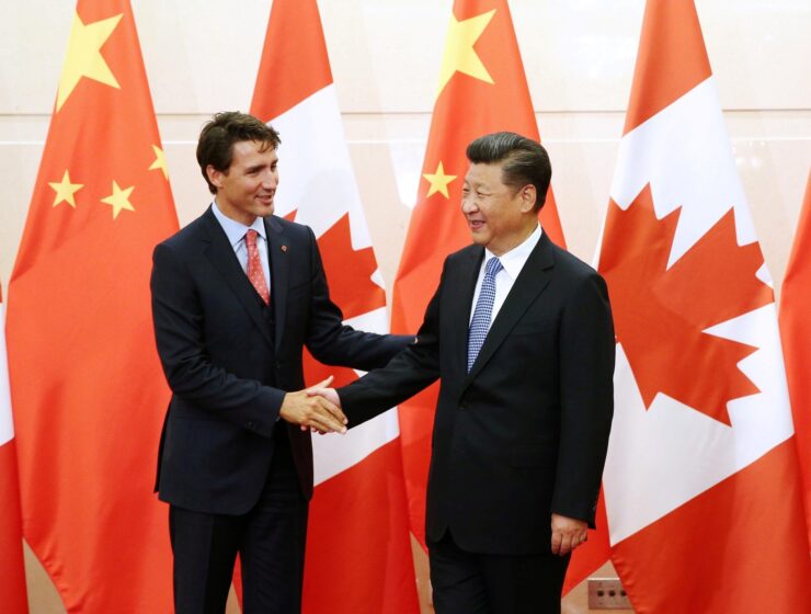 Canadian elections Canadian Canada Prime Minister Justin Trudeau Chinese President China Xi Jinping