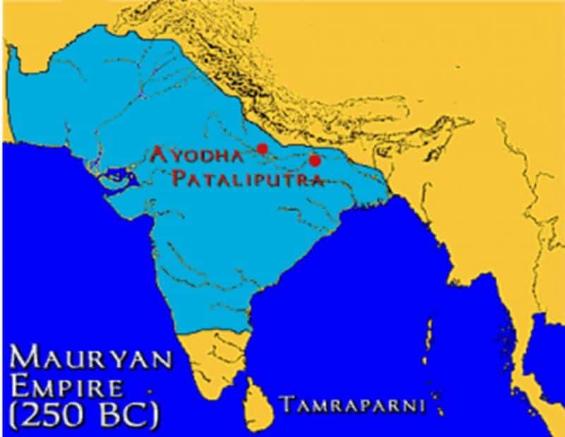 The Mauryan Empire in the Age of Ashoka.
