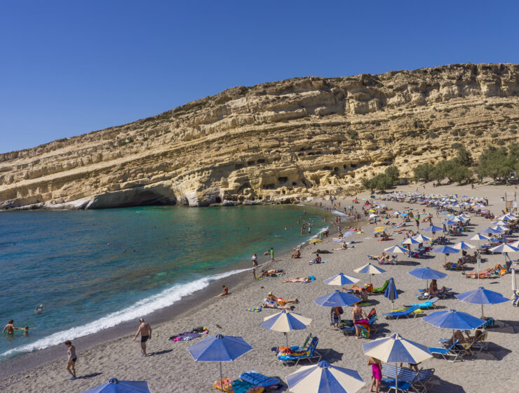 Heraklion beach crete