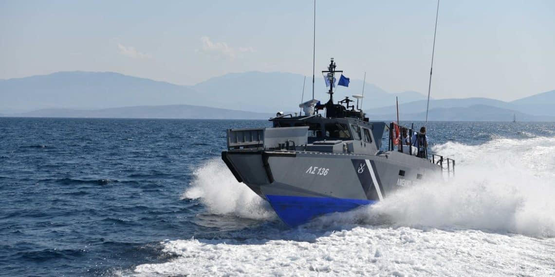 Greek coast guard patrol boat rhodes