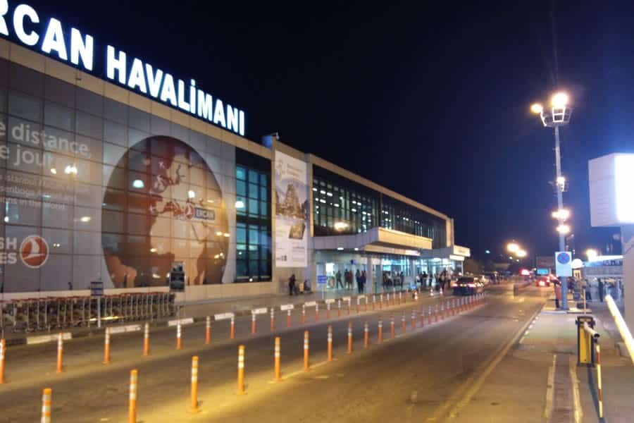 Ercan Nicosia Airport northern cyprus Russia