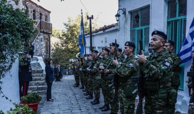 Katerina Sakellaropoulou in Samothrace